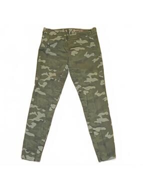 GAP Green Camouflage Super Skinny Jeans Size 6
